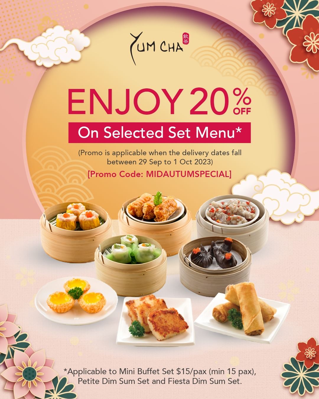 Yum Cha Enjoy 20 Off on Selected Set Menu Singapore Sep 2023